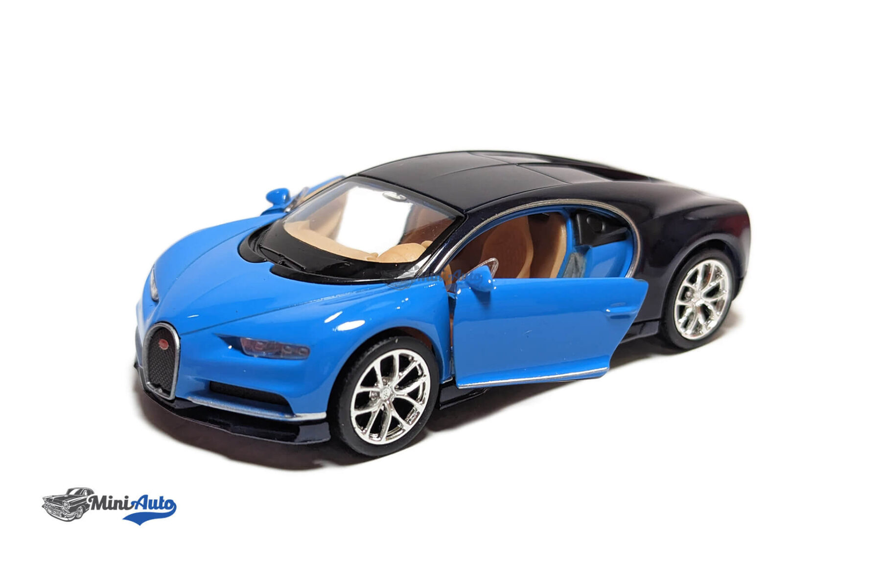 Bugatti Chiron - 2017 - Blue/Black - 1:34-1:38 - Image 2