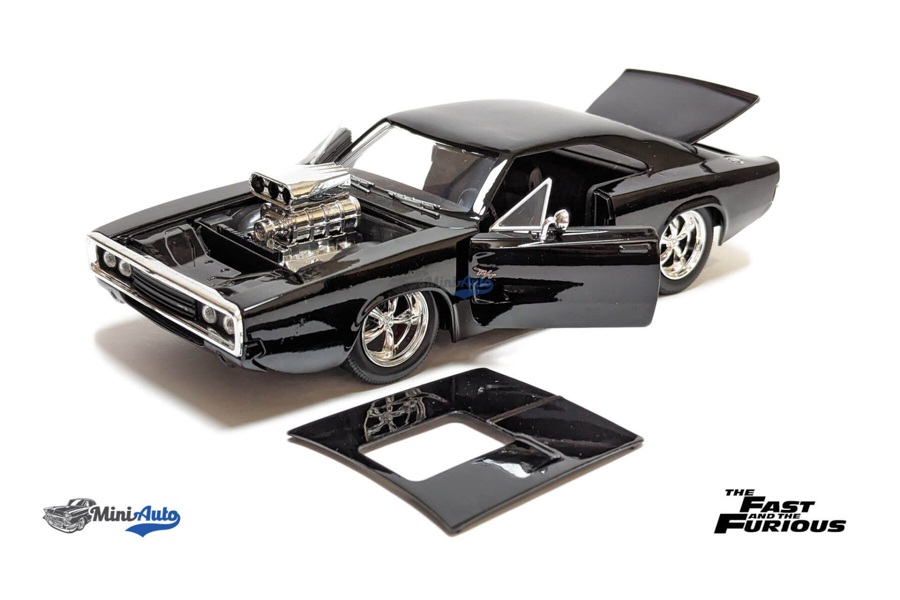 Dodge Charger - Fast and Furious 4 - 1970 - Black - Image 2