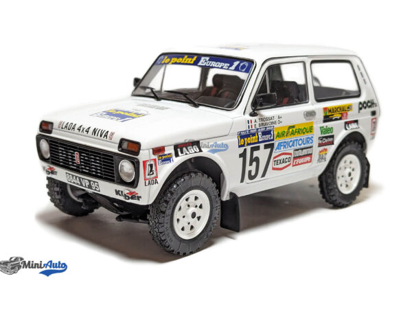Lada Niva Paris Dakar #157 Trossat / Briavoine - 1983 - White