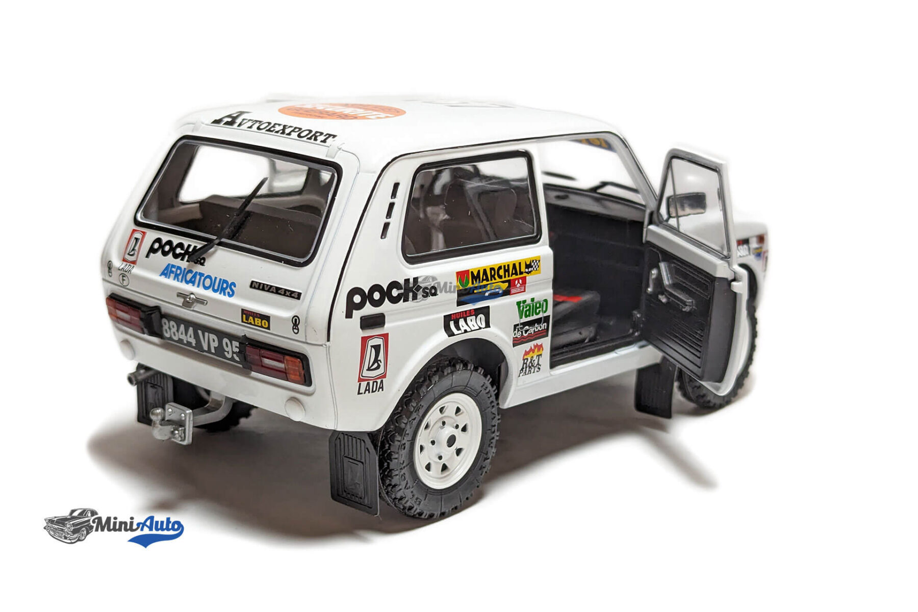 Lada Niva Paris Dakar #157 Trossat / Briavoine - 1983 - White - Image 5