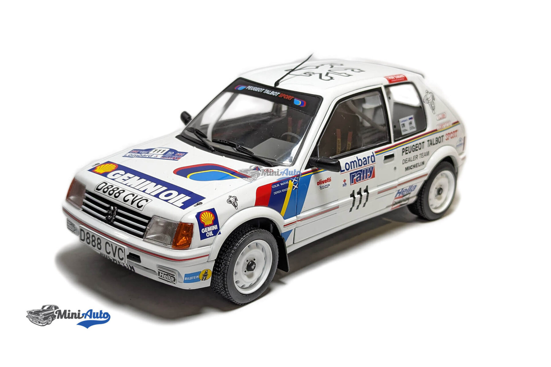 Peugeot 205 Gti White Lombard Rac Rally - 1988 - White - Image 6