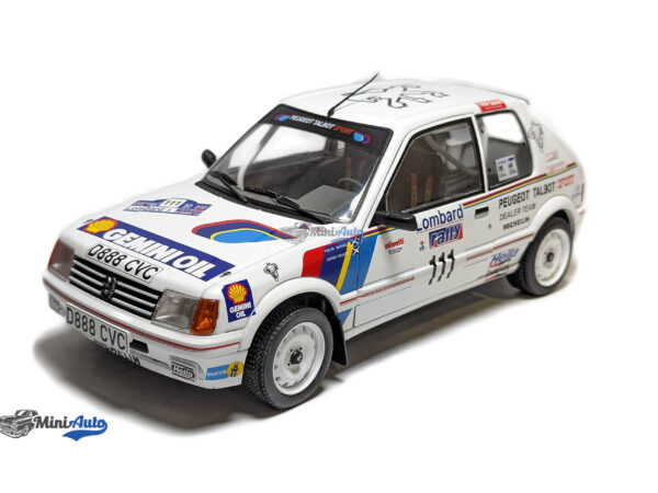 Peugeot 205 Gti White Lombard Rac Rally - 1988 - White