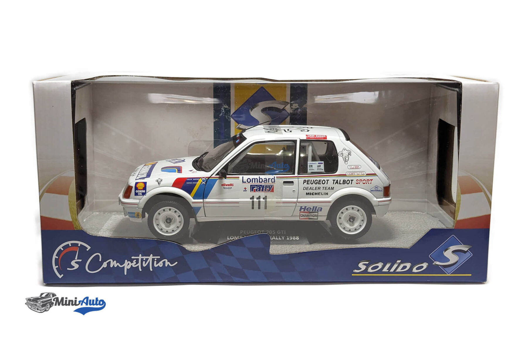 Peugeot 205 Gti White Lombard Rac Rally - 1988 - White - Image 12
