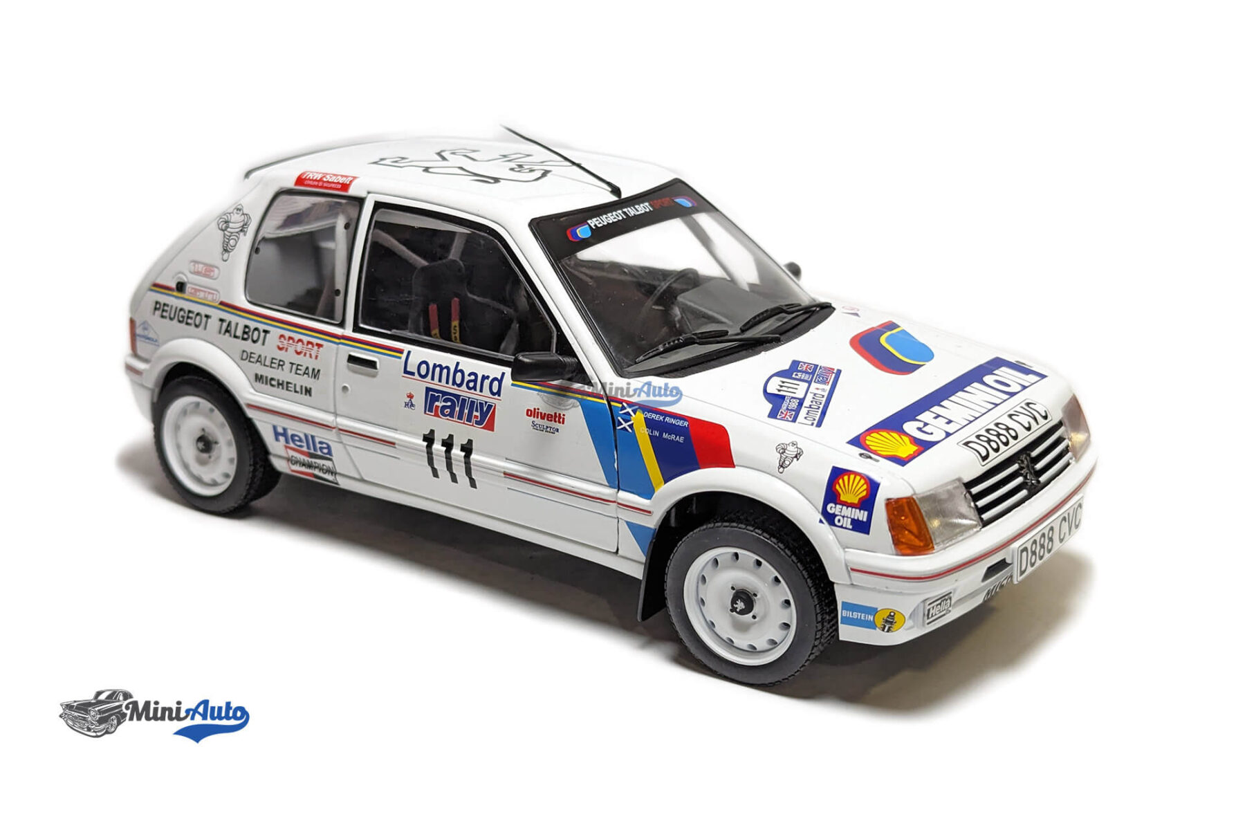 Peugeot 205 Gti White Lombard Rac Rally - 1988 - White - Image 7