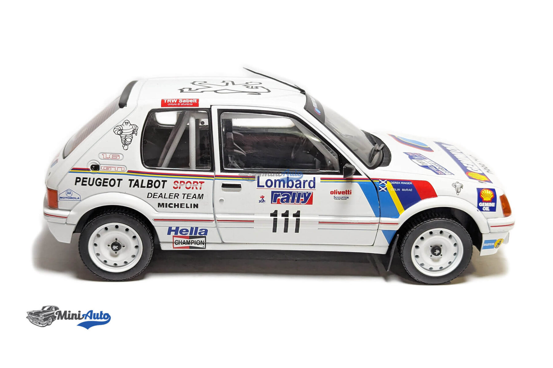 Peugeot 205 Gti White Lombard Rac Rally - 1988 - White - Image 11