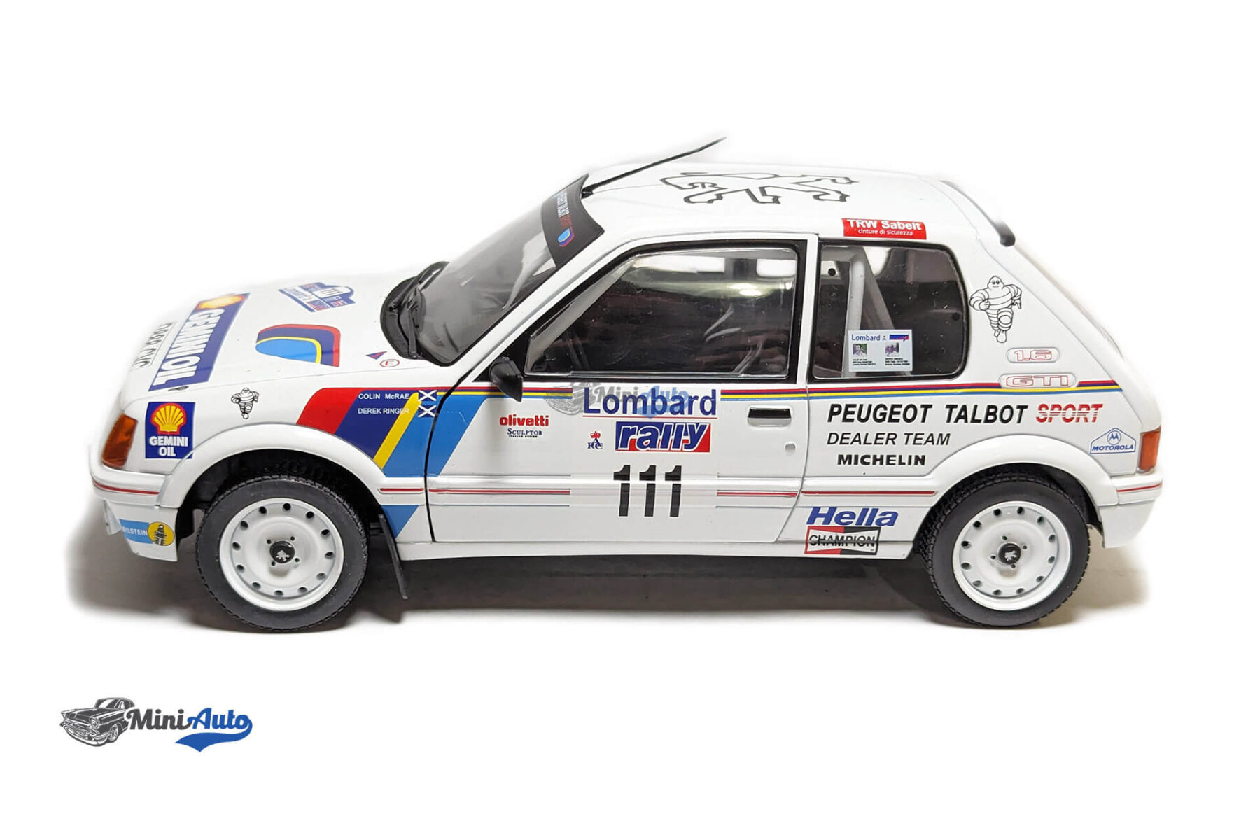 Peugeot 205 Gti White Lombard Rac Rally - 1988 - White - Image 10