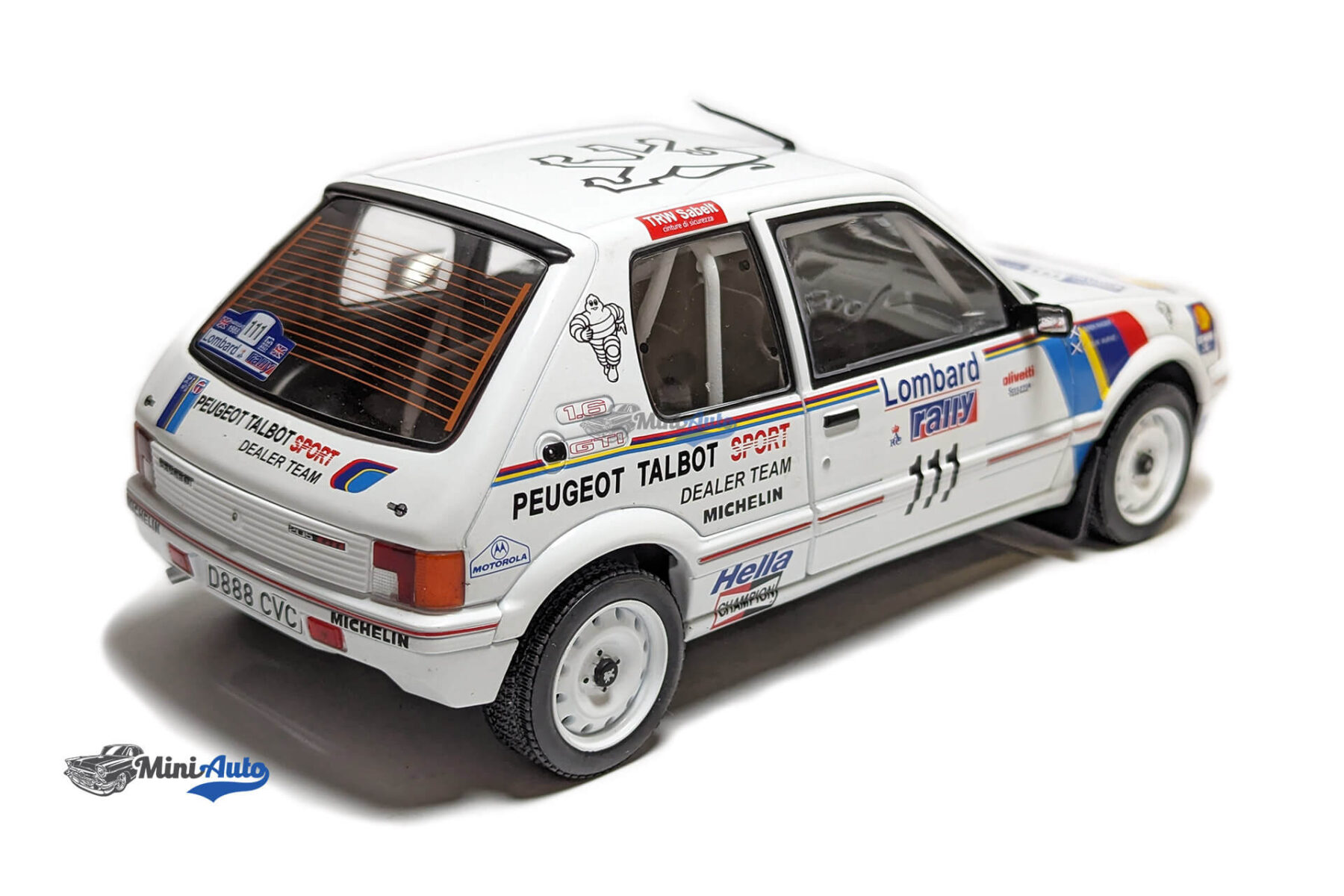 Peugeot 205 Gti White Lombard Rac Rally - 1988 - White - Image 8