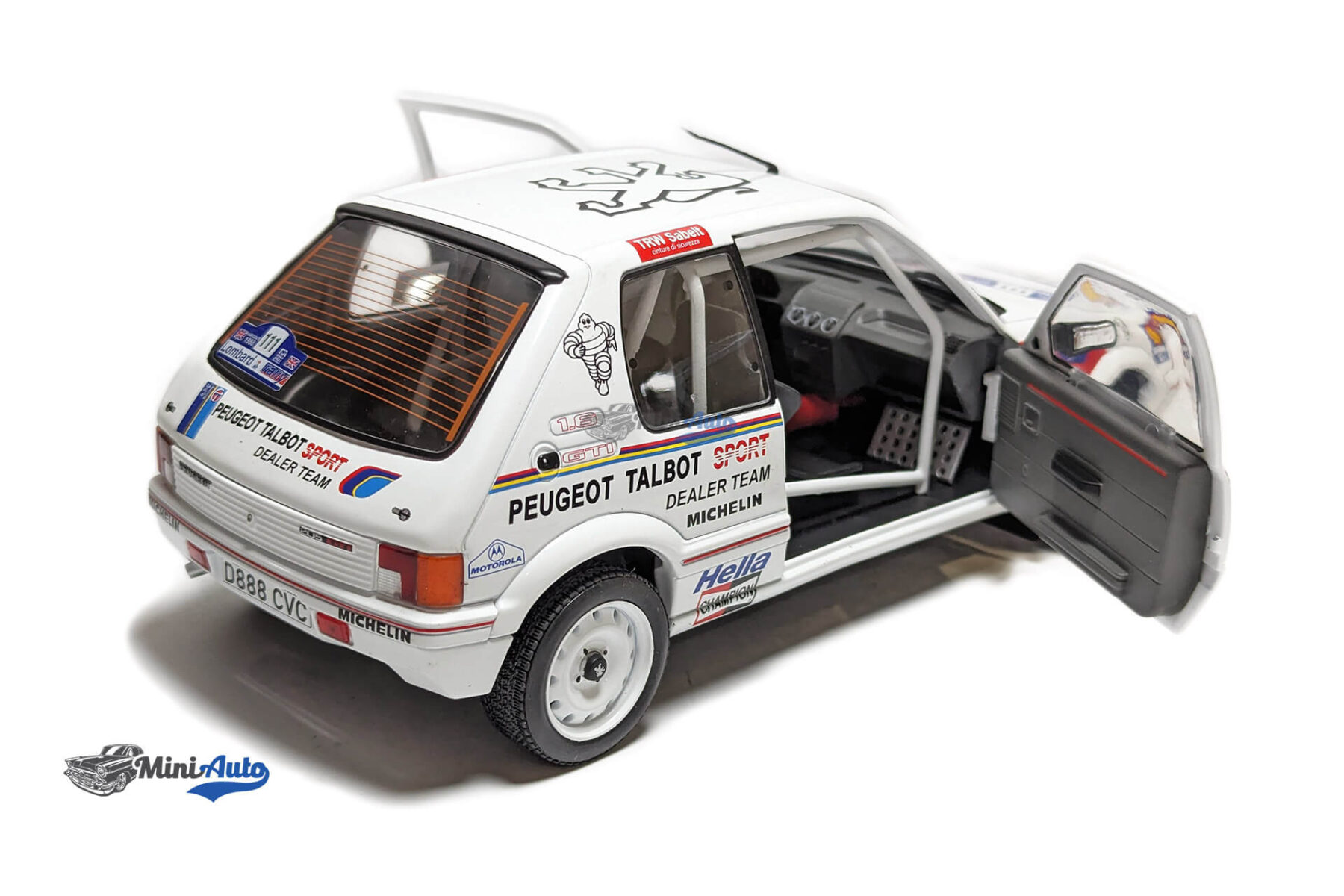 Peugeot 205 Gti White Lombard Rac Rally - 1988 - White - Image 5