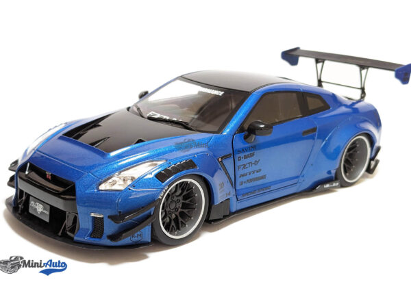 Nissan GT-R (R35) W/ Liberty Walk Body Kit 2.0 Metallic - 2020 - Blue
