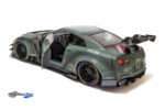 Nissan GT-R (R35) W/ Liberty Walk Body Kit 2.0 Army Fi Ghter - 2020 - Green/Grey - Image 5