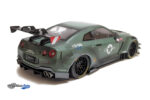 Nissan GT-R (R35) W/ Liberty Walk Body Kit 2.0 Army Fi Ghter - 2020 - Green/Grey - Image 11