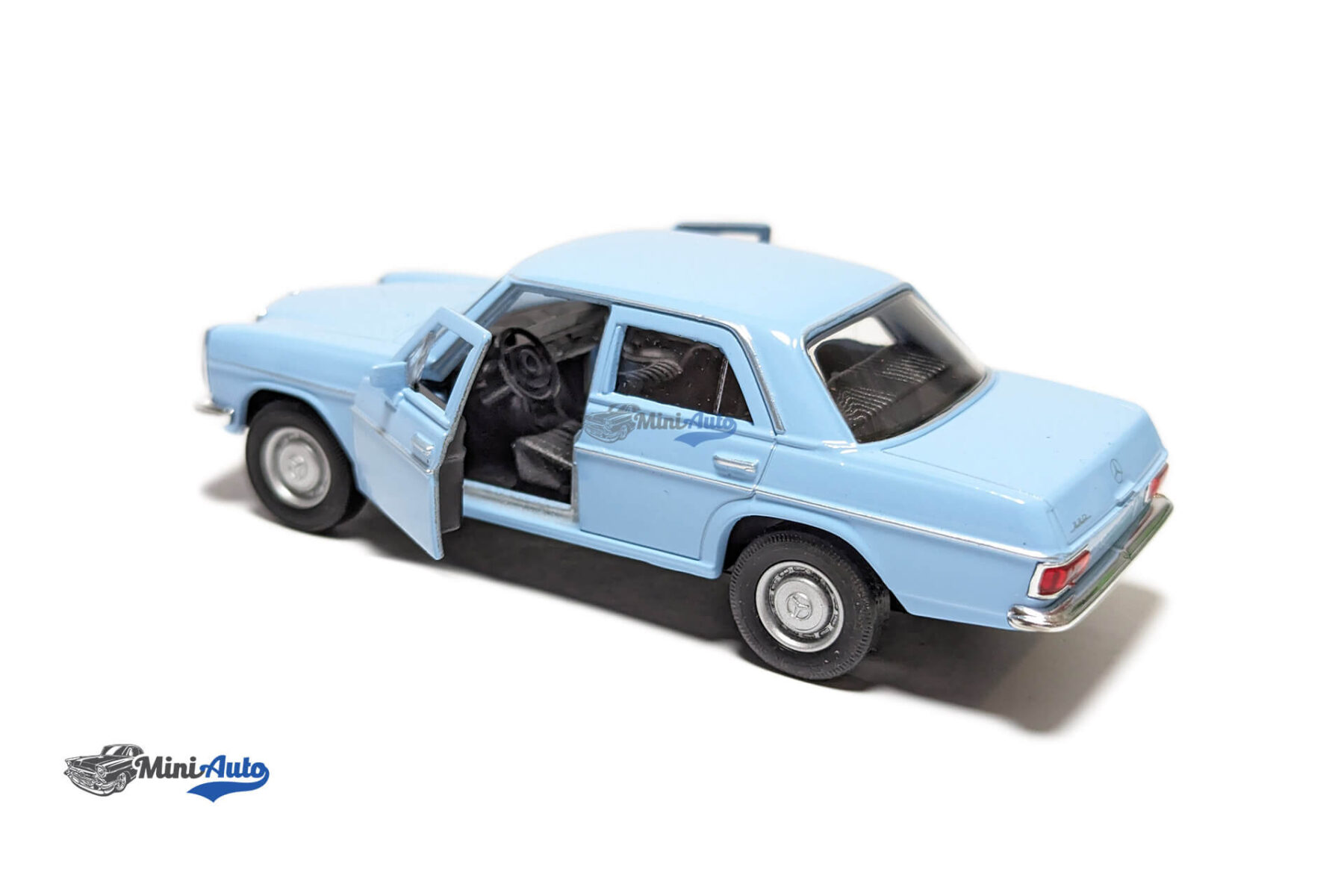 WELLY43764LB---Mercedes-Benz-220---1965---Light-blue---1-34-1-39_10 Mercedes-Benz 220 - 1965 - Light blue - 1:34-1:39 - Image 4