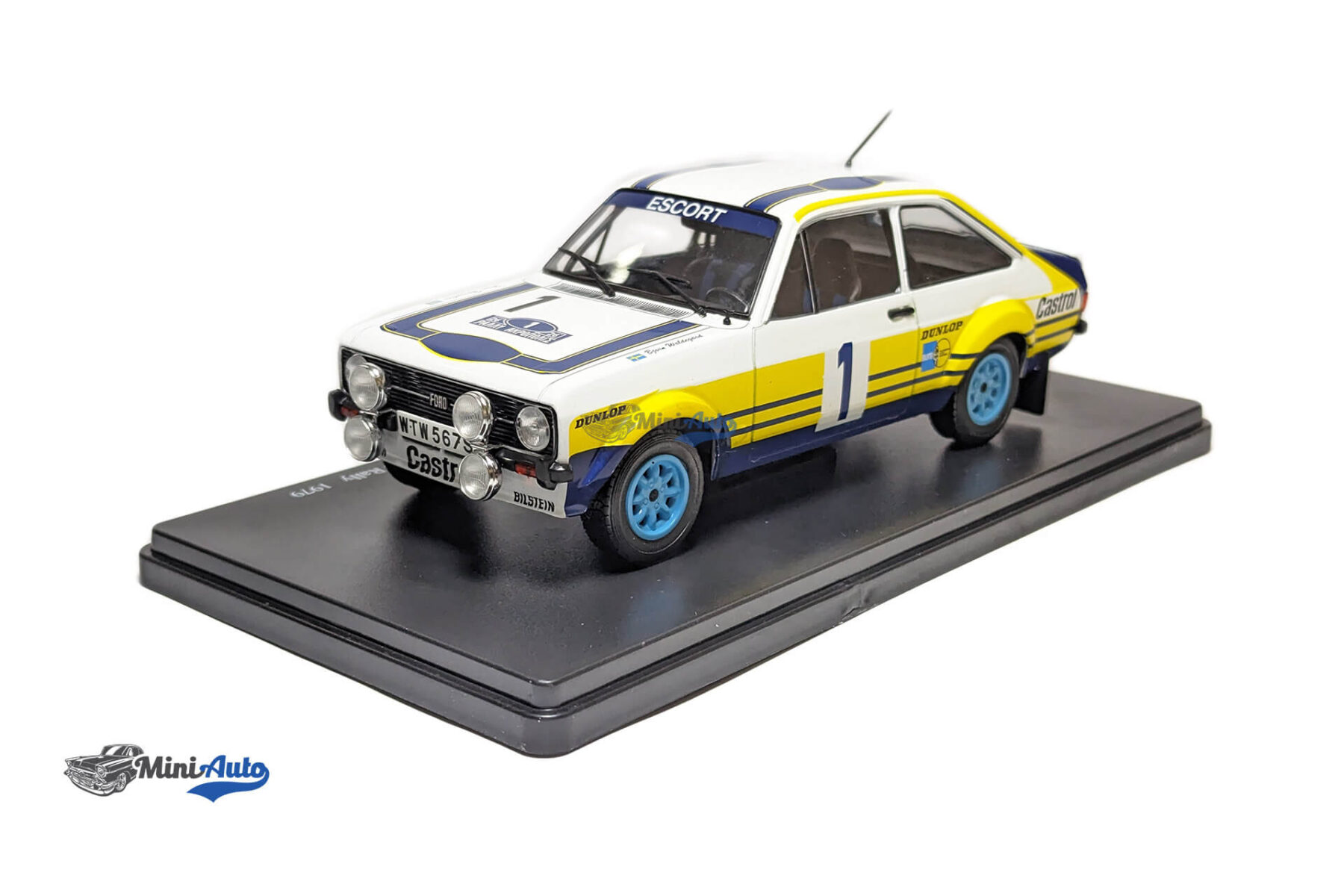 Ford Escort RS 1800 MKII #1Winner Rallye acropolis - 1979 - White/Yellow - Image 4