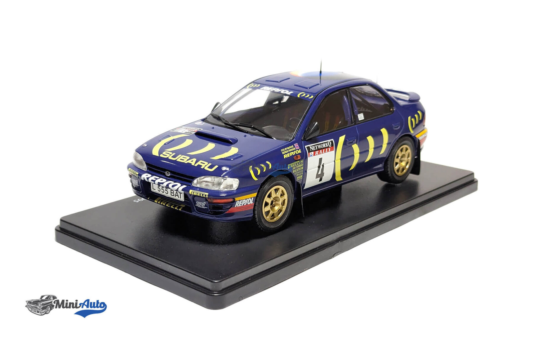 Subaru Impreza 555 #4 Winner RAC Rallye 1995 McRae, Ringer - 1995 - Dark Blue - Image 4