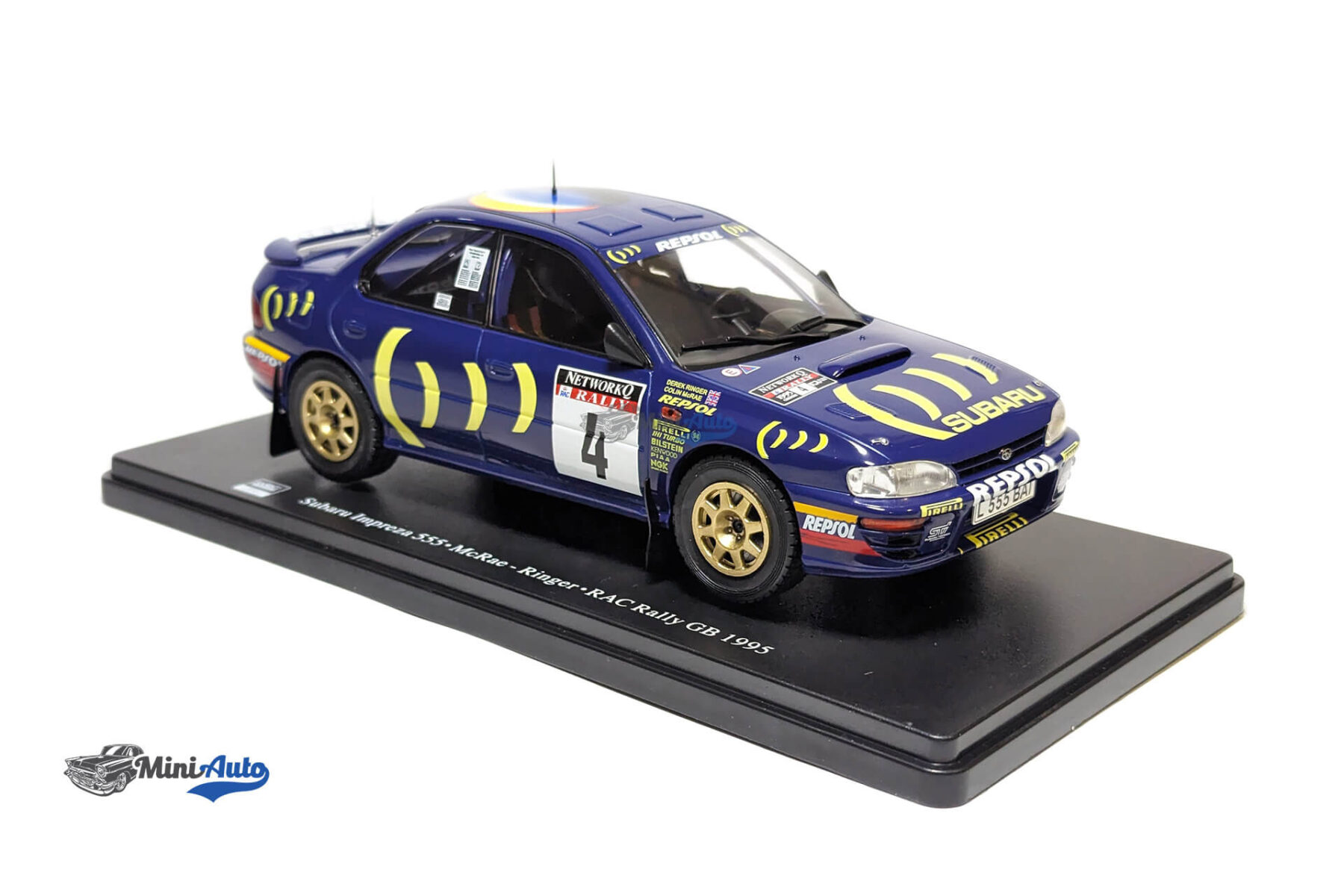 Subaru Impreza 555 #4 Winner RAC Rallye 1995 McRae, Ringer - 1995 - Dark Blue - Image 5