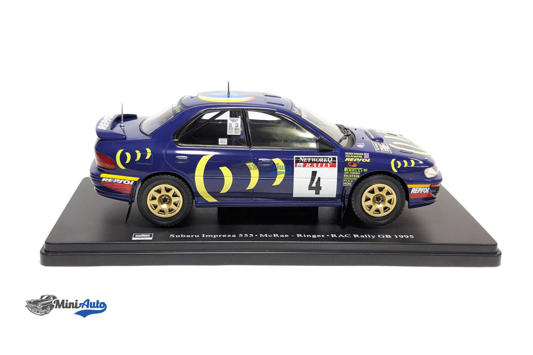 Subaru Impreza 555 #4 Winner RAC Rallye 1995 McRae, Ringer - 1995 - Dark Blue - Image 3