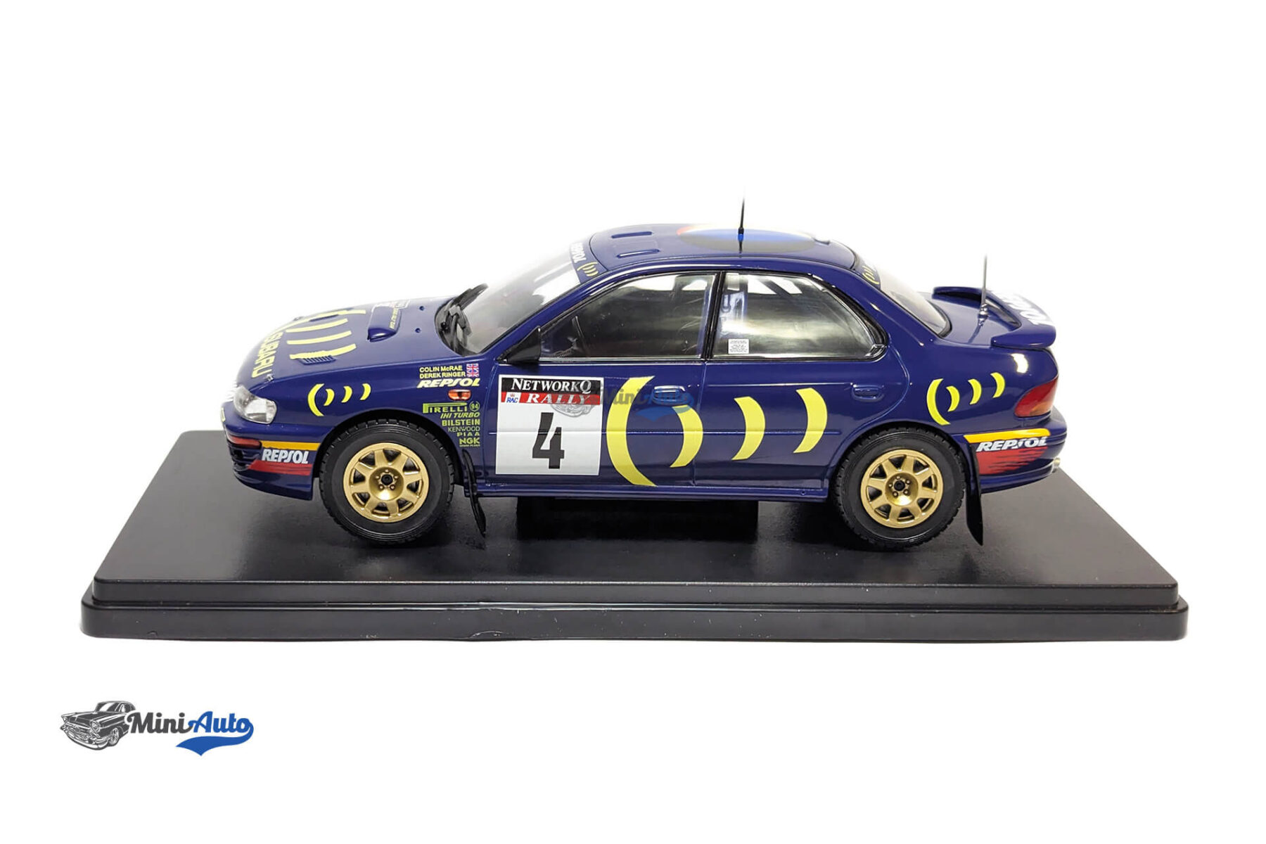 Subaru Impreza 555 #4 Winner RAC Rallye 1995 McRae, Ringer - 1995 - Dark Blue - Image 2