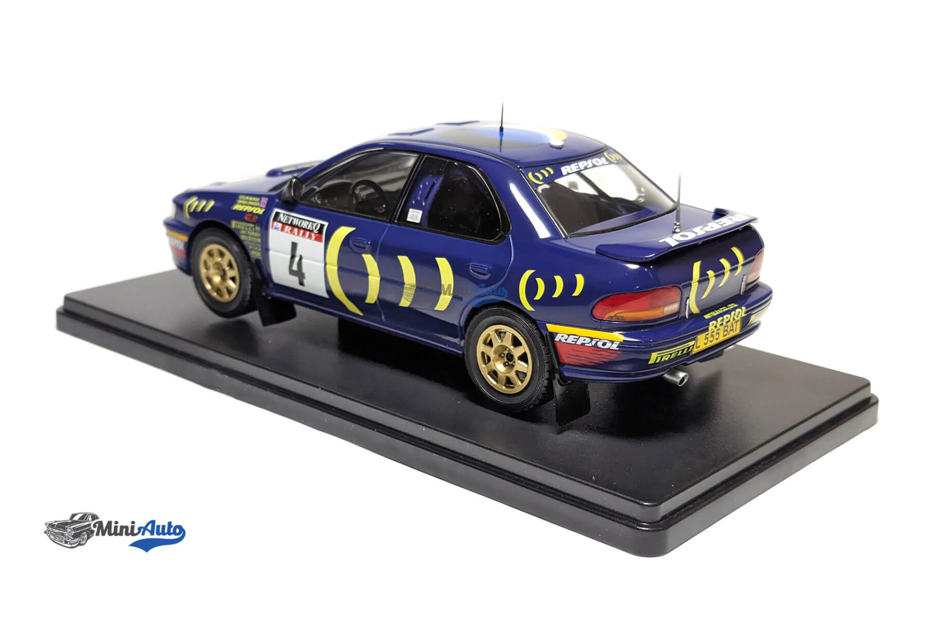 Subaru Impreza 555 #4 Winner RAC Rallye 1995 McRae, Ringer - 1995 - Dark Blue - Image 6