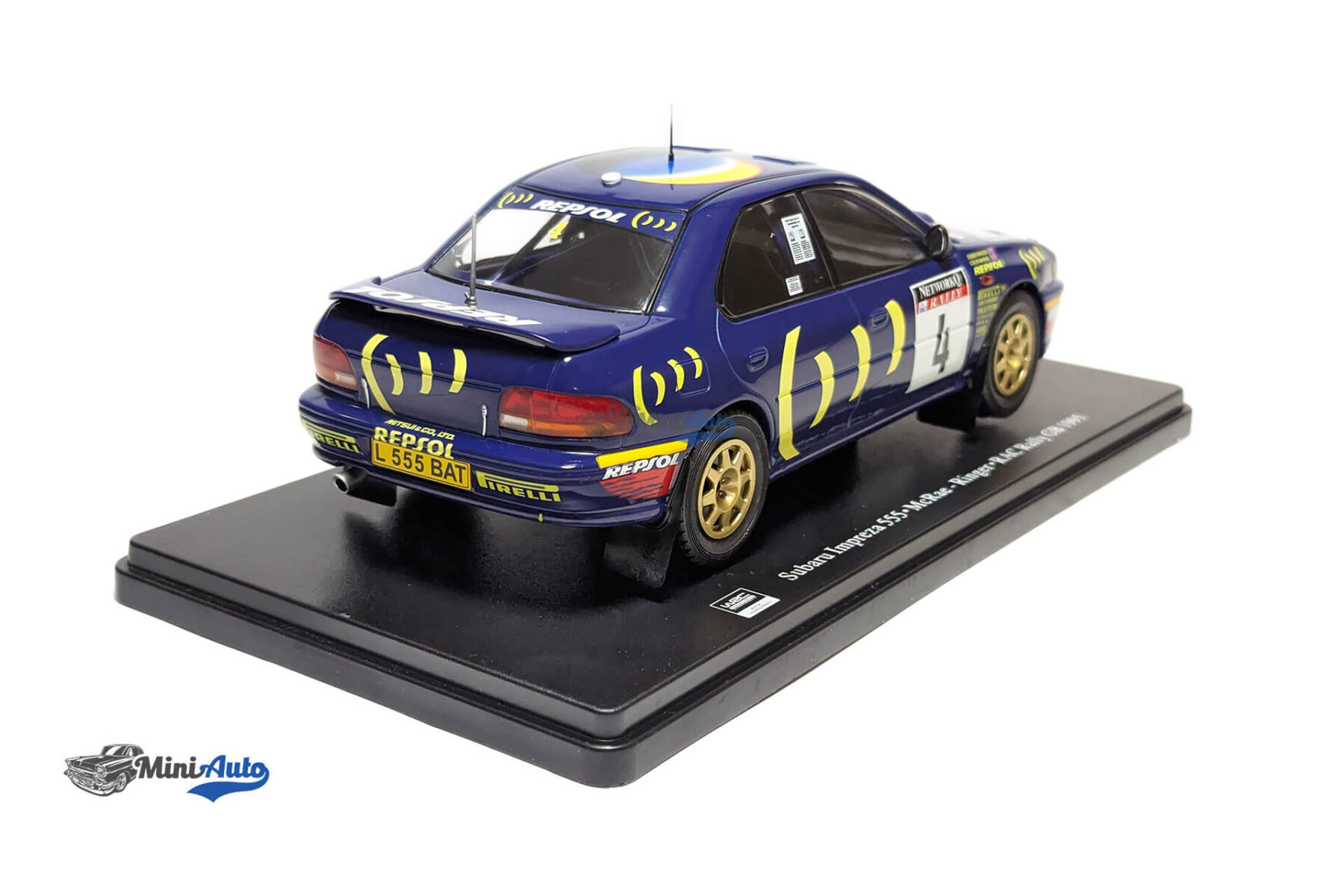 Subaru Impreza 555 #4 Winner RAC Rallye 1995 McRae, Ringer - 1995 - Dark Blue - Image 7