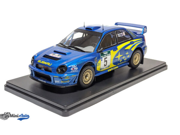 Subaru Impreza S7 WRC #5 winner rally New Zealand 2001 Burns, Reid - 2001 - Blue