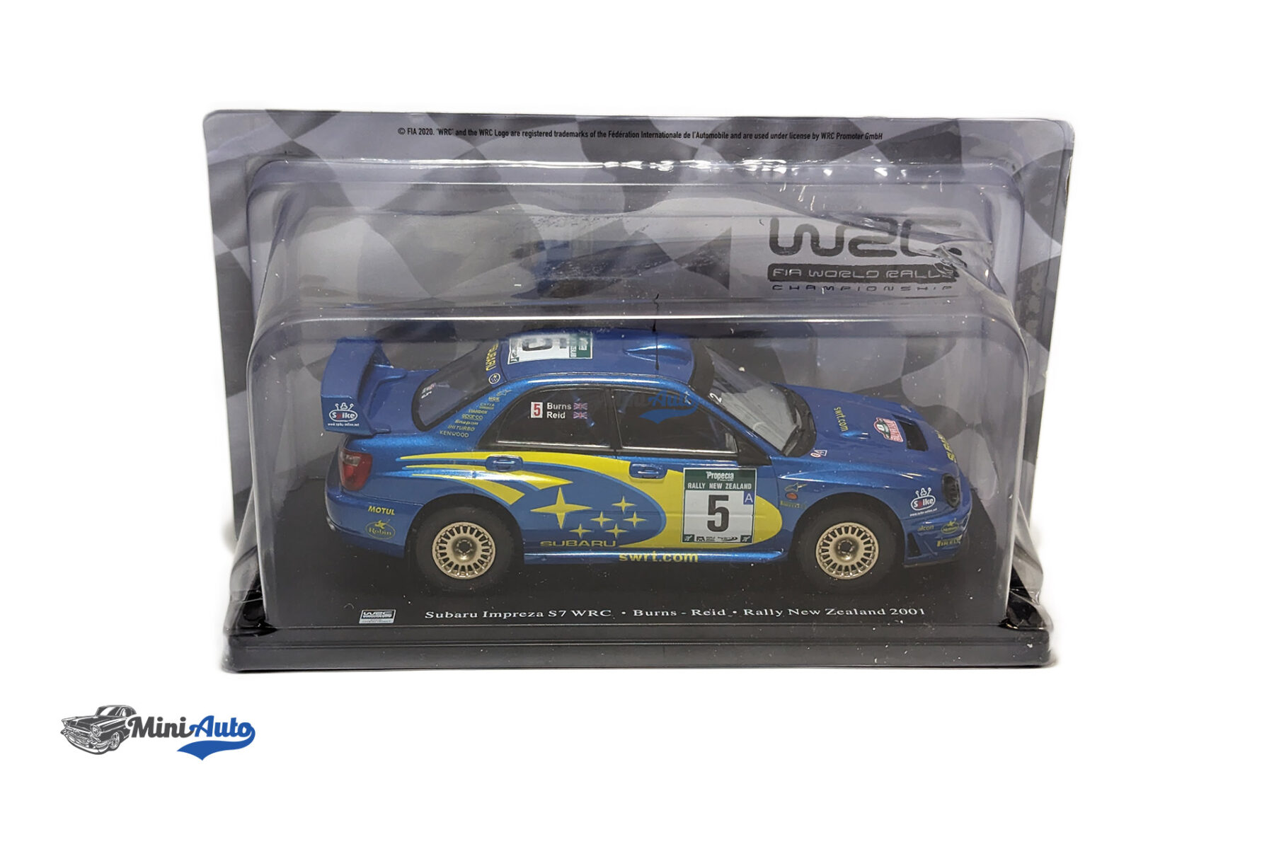 Subaru Impreza S7 WRC #5 winner rally New Zealand 2001 Burns, Reid - 2001 - Blue - Image 8