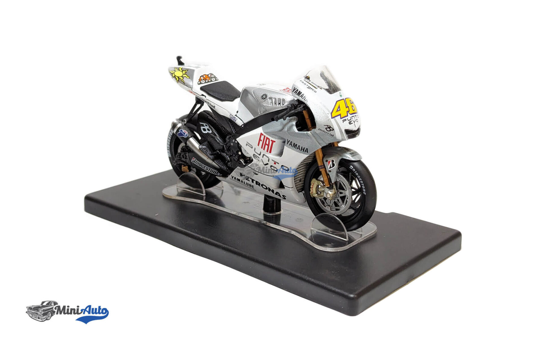 Yamaha - YZR M1 N 46 World Champion Estoril MotoGP Valentino Rossi - 2009 - White - Image 5