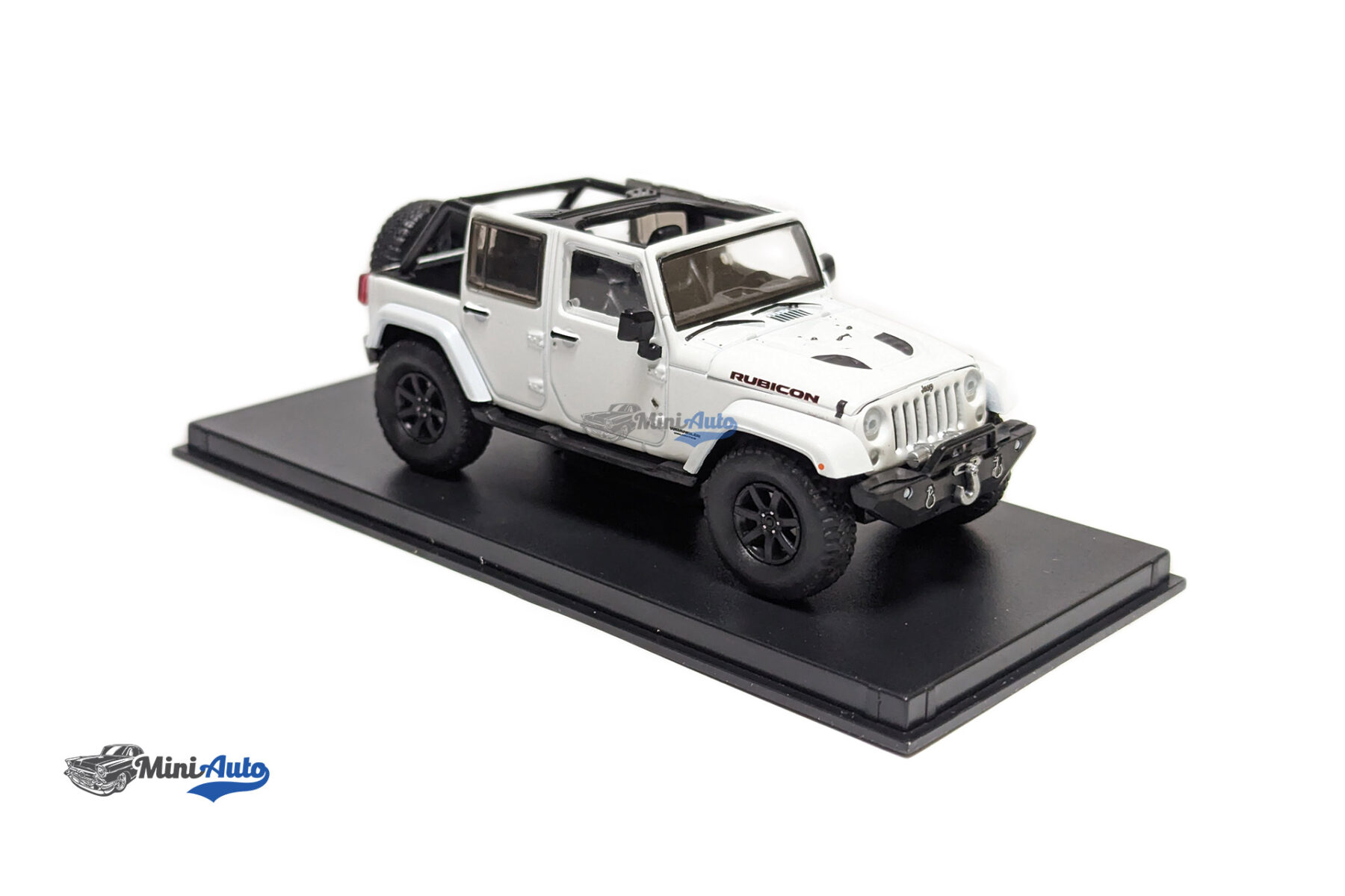 Jeep Wrangler Unlimited Rubicon X with Off-Road Parts Jeep Official Badge of Honor The Rubicon Trail Lake Tahoe California - 2014  - White - Image 9