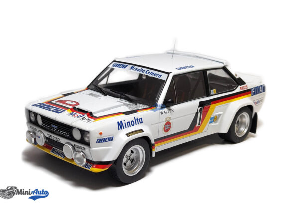 Fiat 131 Abarth, No.1 Minolta Rallye DM Rally Hunsrück - 1979 - White