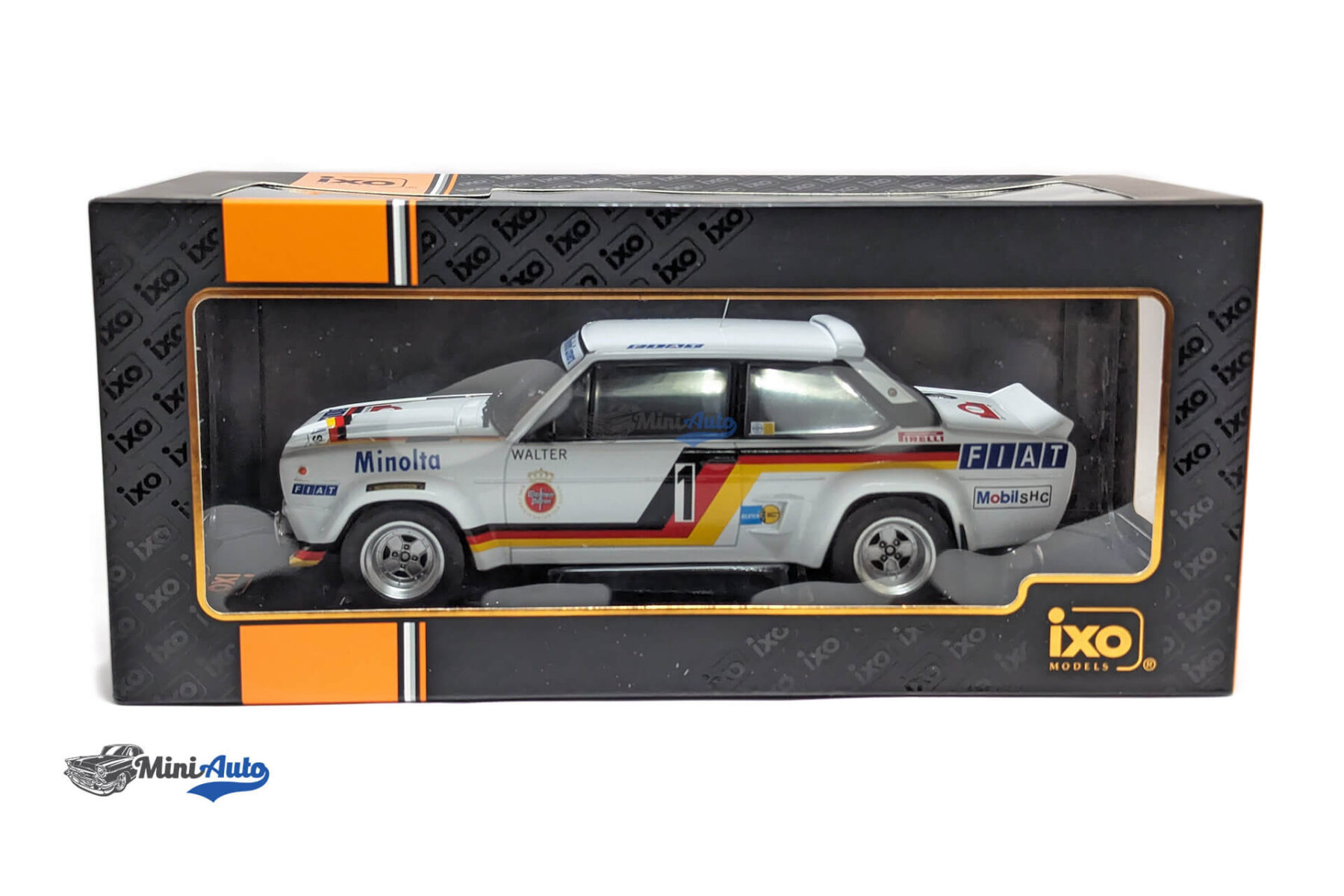 Fiat 131 Abarth, No.1 Minolta Rallye DM Rally Hunsrück - 1979 - White - Image 8