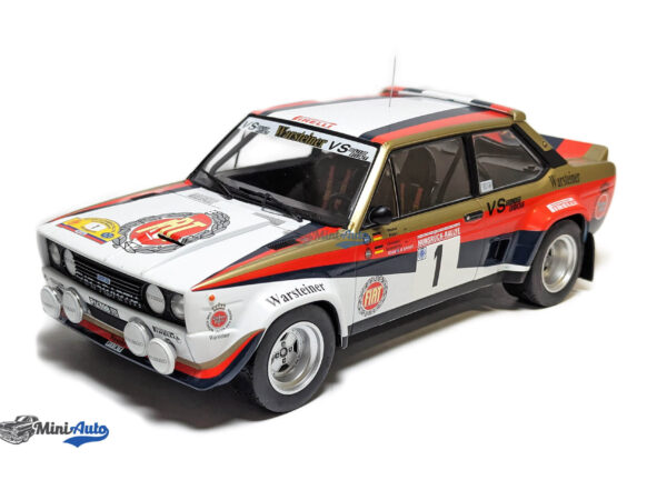 Fiat 131 Abarth, No.1 team AA Sport Warsteiner Rallye DM  Rally Hunsrück - 1980 - White
