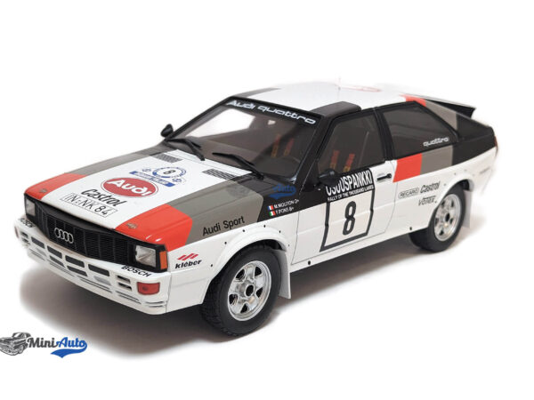Audi Quattro, No.8, Rallye WM, 1000 Lakes Rally 1982 - White