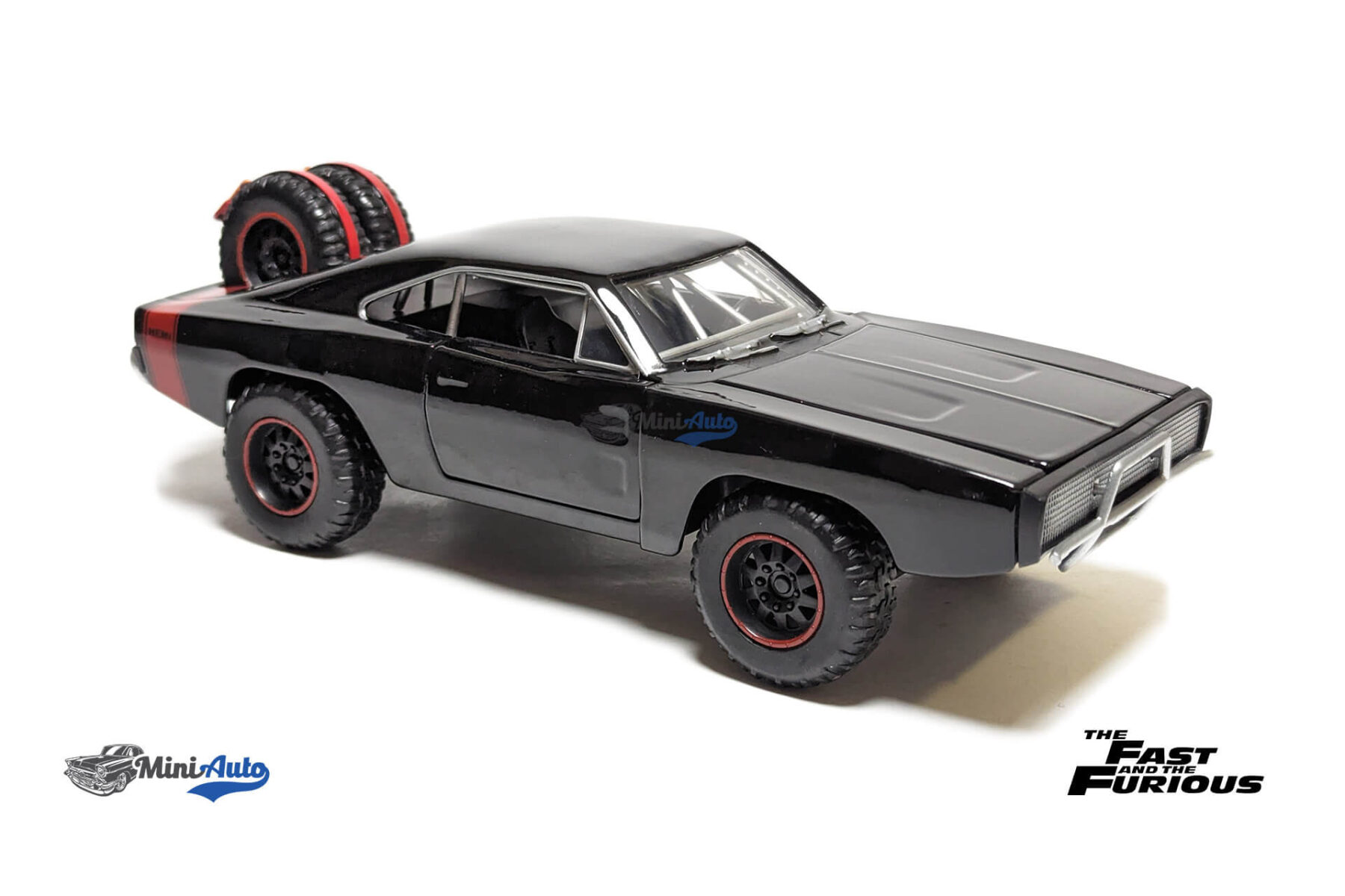 Dodge Charger Off Road Fast and Furious 7 - 1970 - Black - Image 7