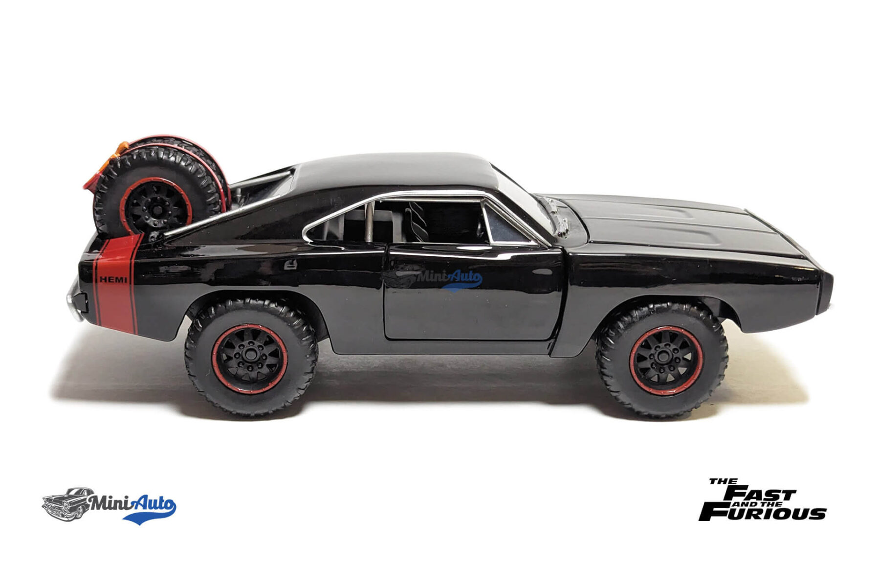 Dodge Charger Off Road Fast and Furious 7 - 1970 - Black - Image 11