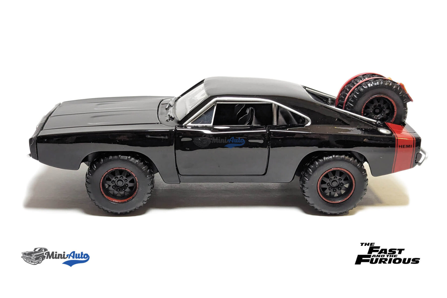 Dodge Charger Off Road Fast and Furious 7 - 1970 - Black - Image 10