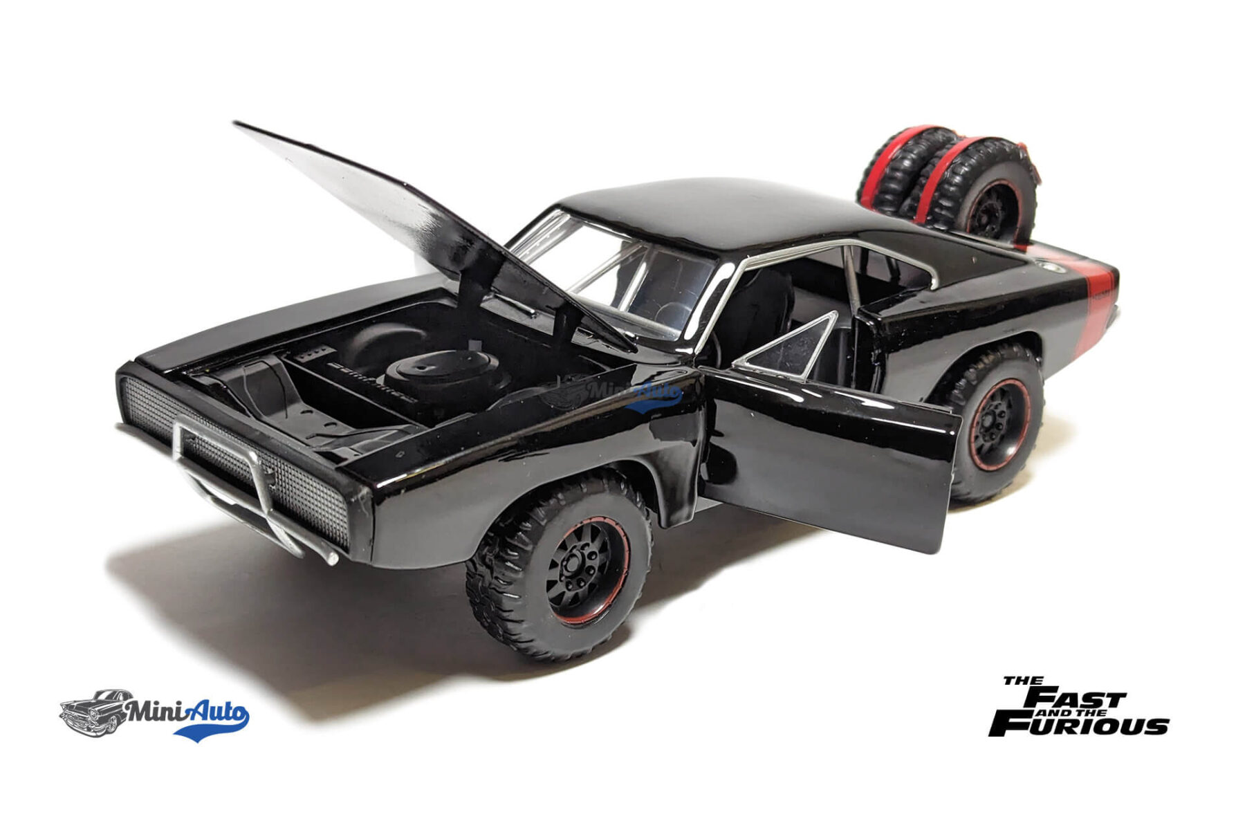 Dodge Charger Off Road Fast and Furious 7 - 1970 - Black - Image 2