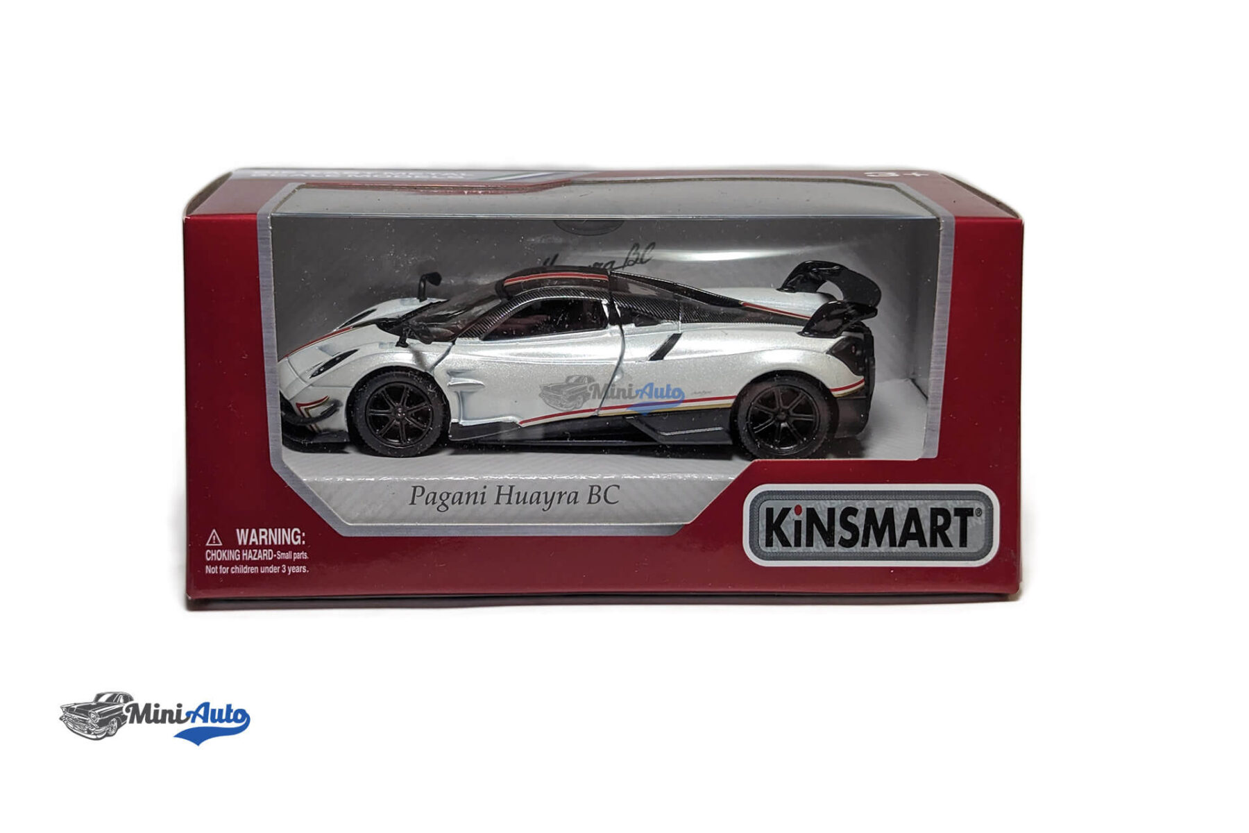 Kinsmart - Pagani Huayra Bc 2017 - White - Image 12