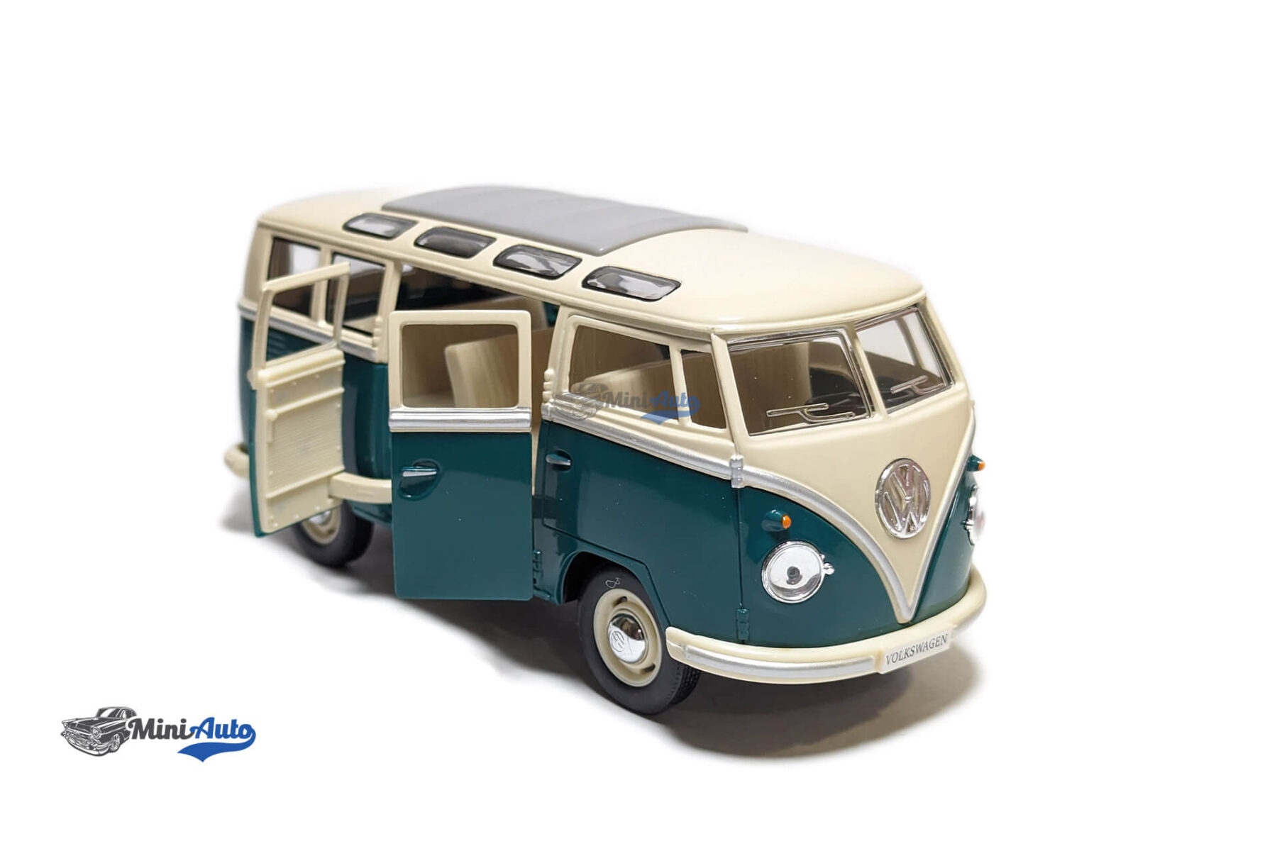Volkswagen T1 Samba Minibus – 1962 – Green - Image 8