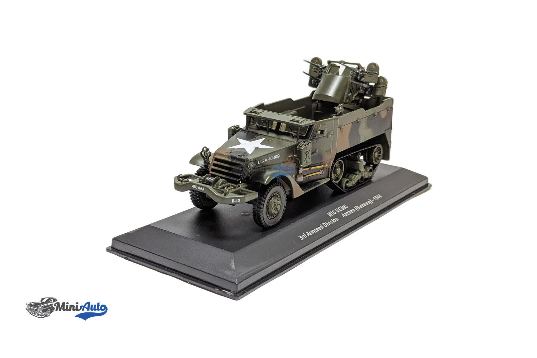 Multiple Gun Motor Carriage M16 3rd Armored Division Aachen Germany - 1944 - Green - Image 4