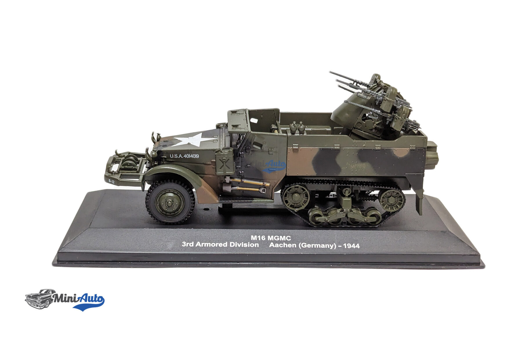 Multiple Gun Motor Carriage M16 3rd Armored Division Aachen Germany - 1944 - Green - Image 2