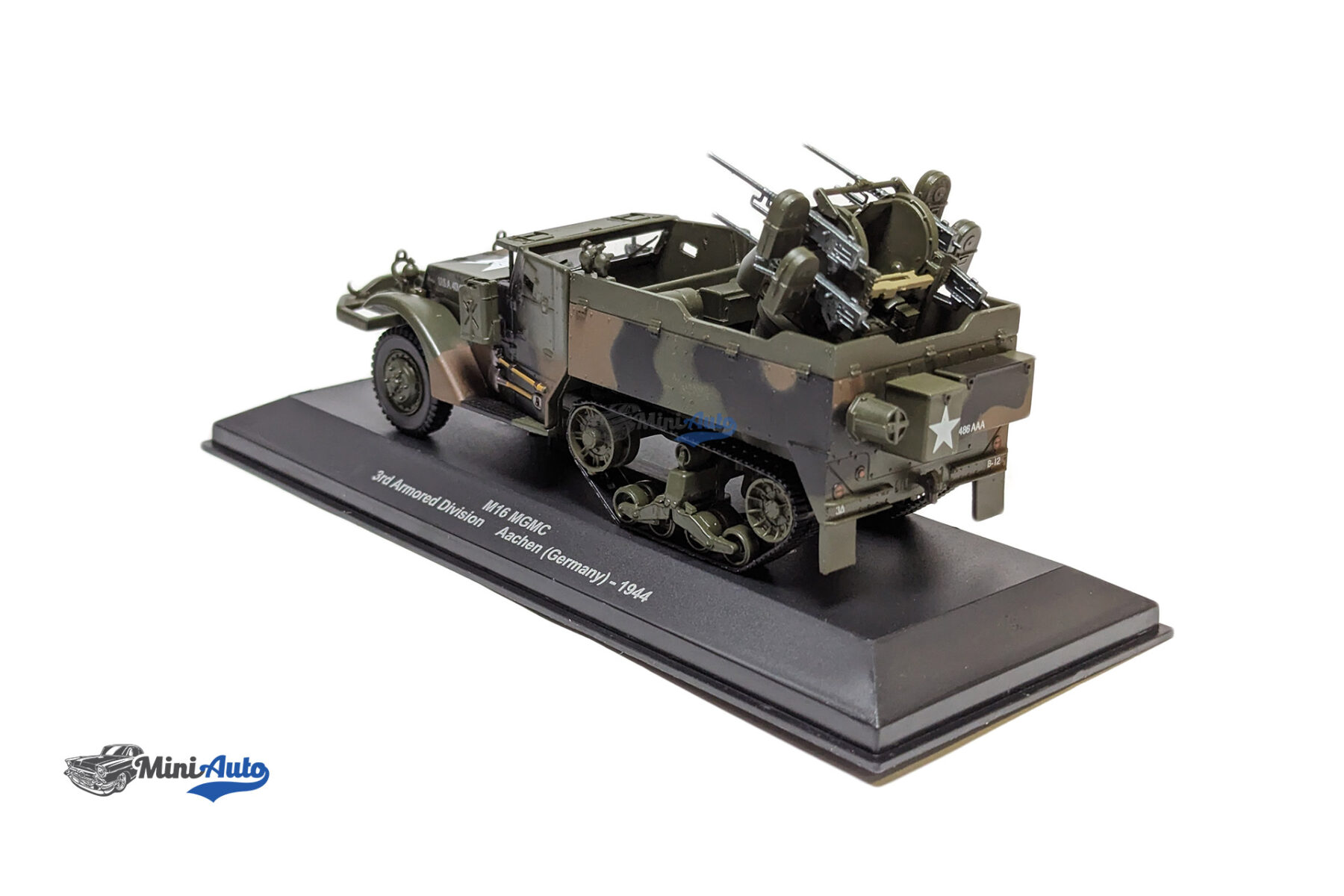 Multiple Gun Motor Carriage M16 3rd Armored Division Aachen Germany - 1944 - Green - Image 6