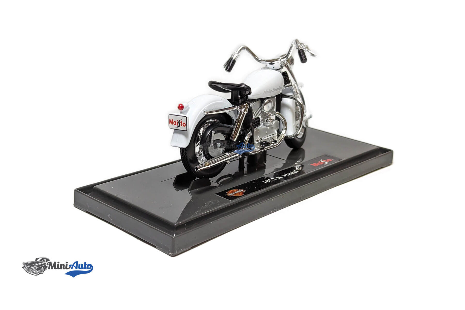 Harley Davidson K Model - 1952 - White - Image 7