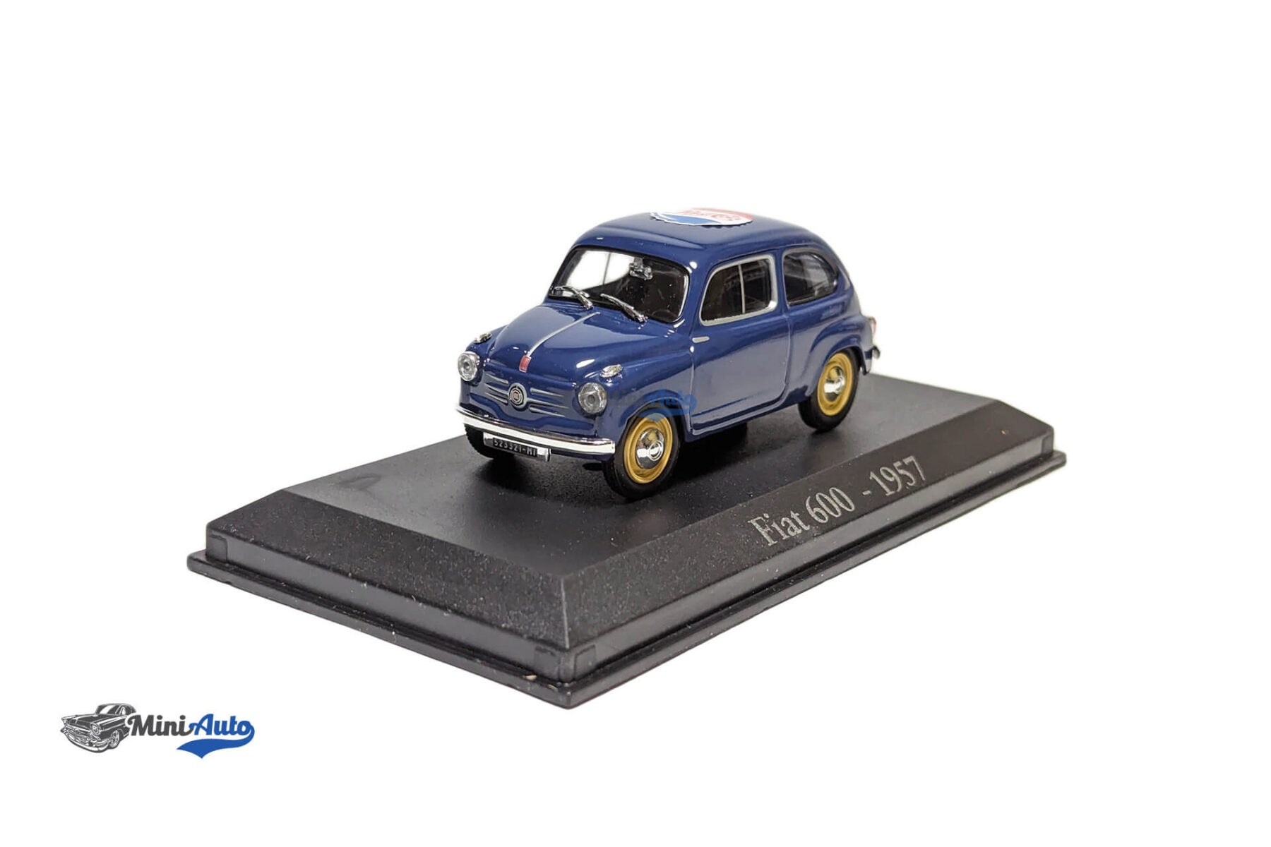 Fiat 600 PEPSI-COLA 1957 - Blue - Image 3