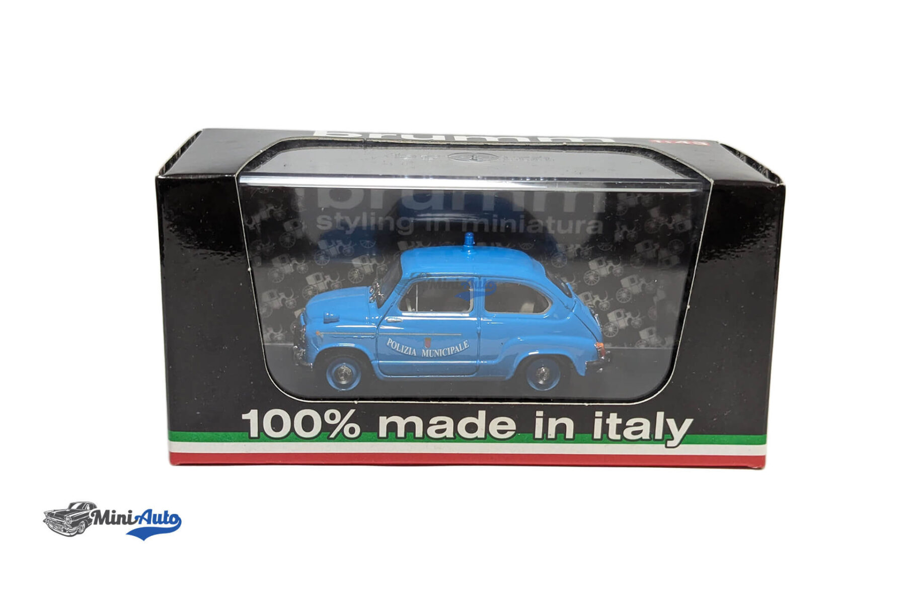 Fiat 600D POLIZIA Municipale ROMA 1960 - Blue - Image 5