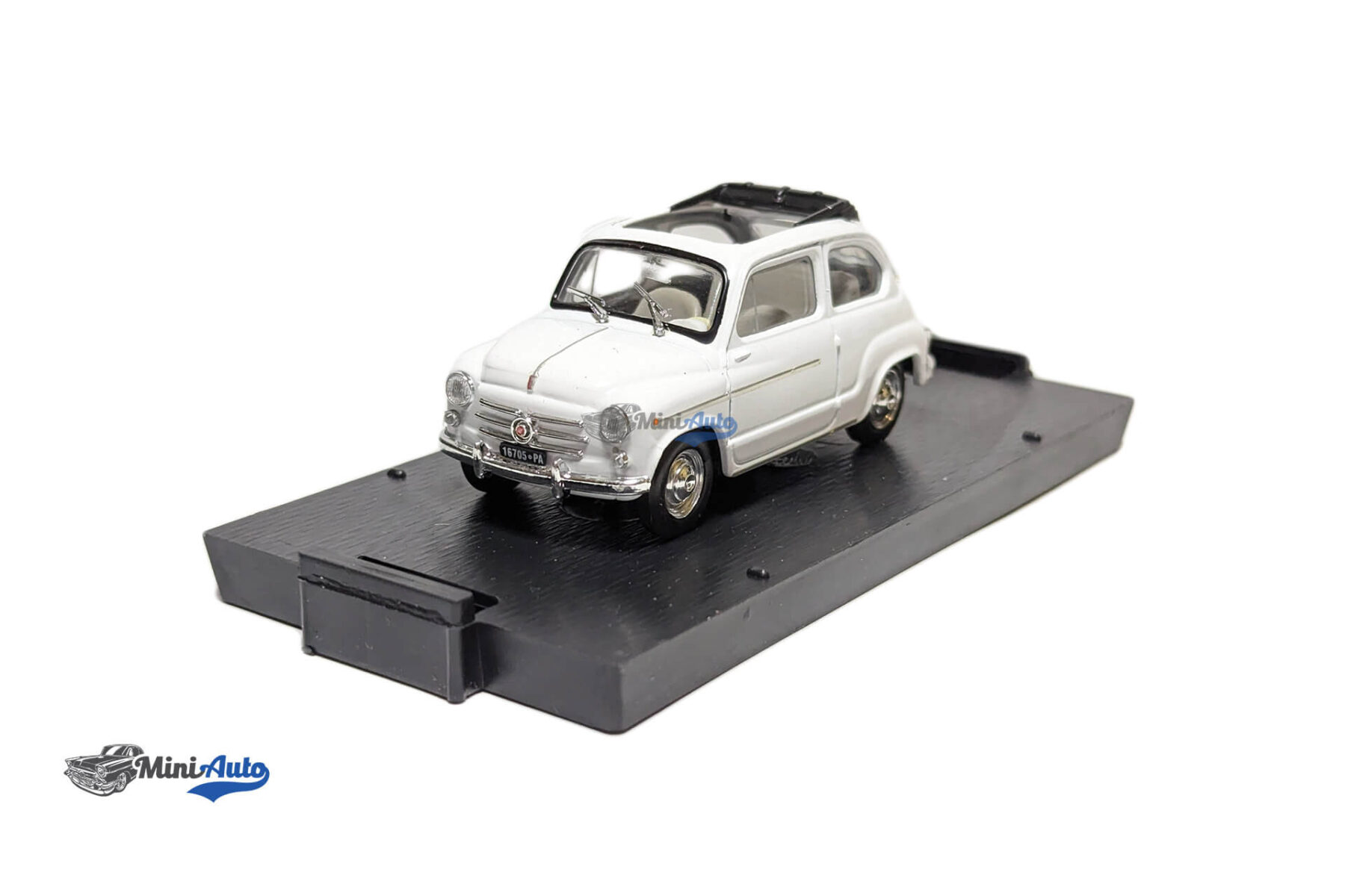 Fiat - 600D Trasformabile Aperta 1960 - Bianco 207 - Image 3