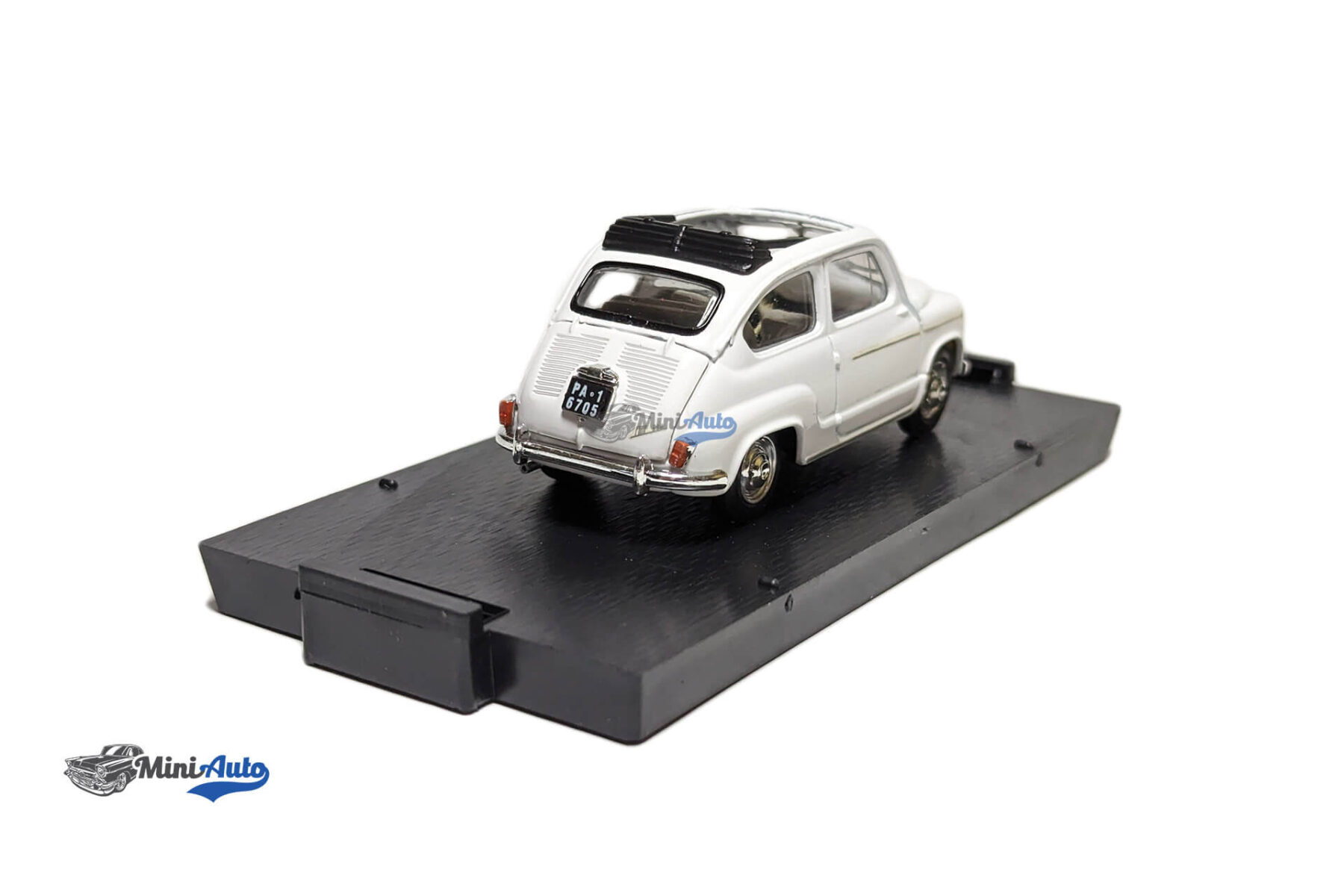 Fiat - 600D Trasformabile Aperta 1960 - Bianco 207 - Image 4