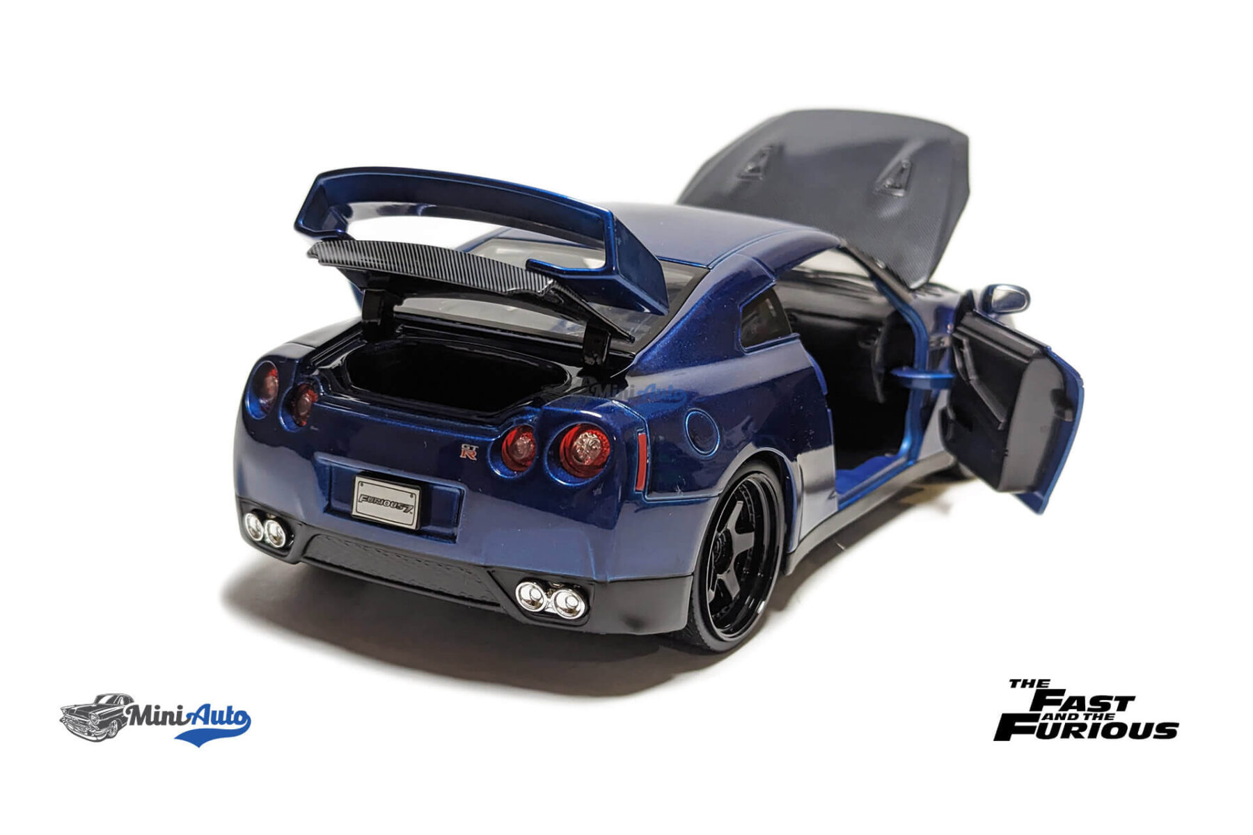 Nissan Skyline GT-R (R35) Fast and Furious 7 - 2009 - Dark Blue - Image 3