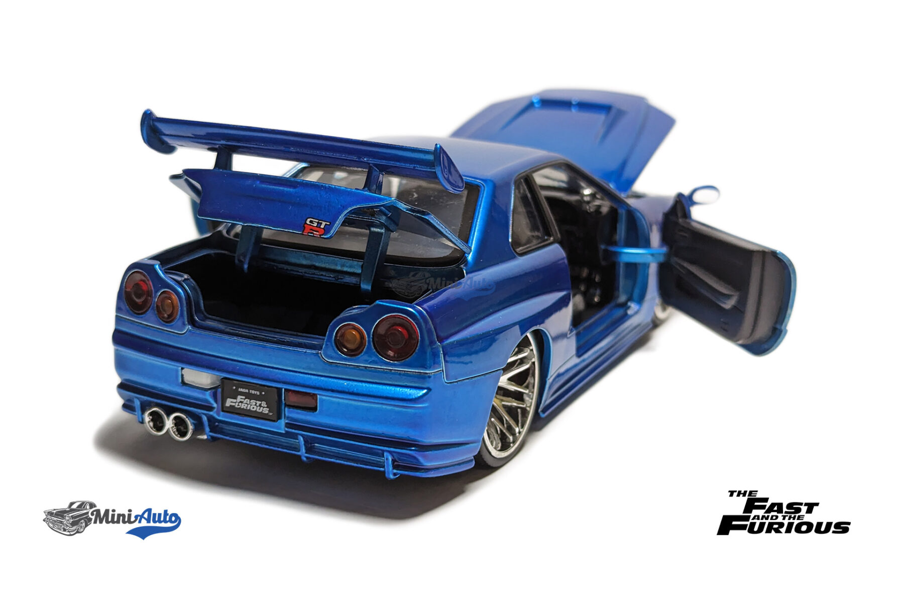 Nissan Skyline GTR R34 Fast and Furious - 2002 - Blue - Image 3