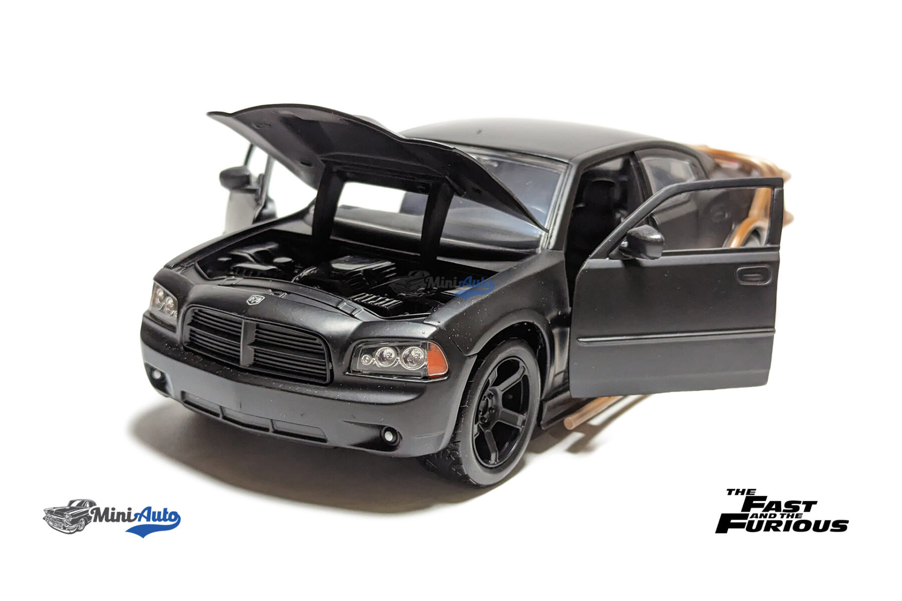 Dodge Charger Heist Car Fast & Furious - Black - Image 2