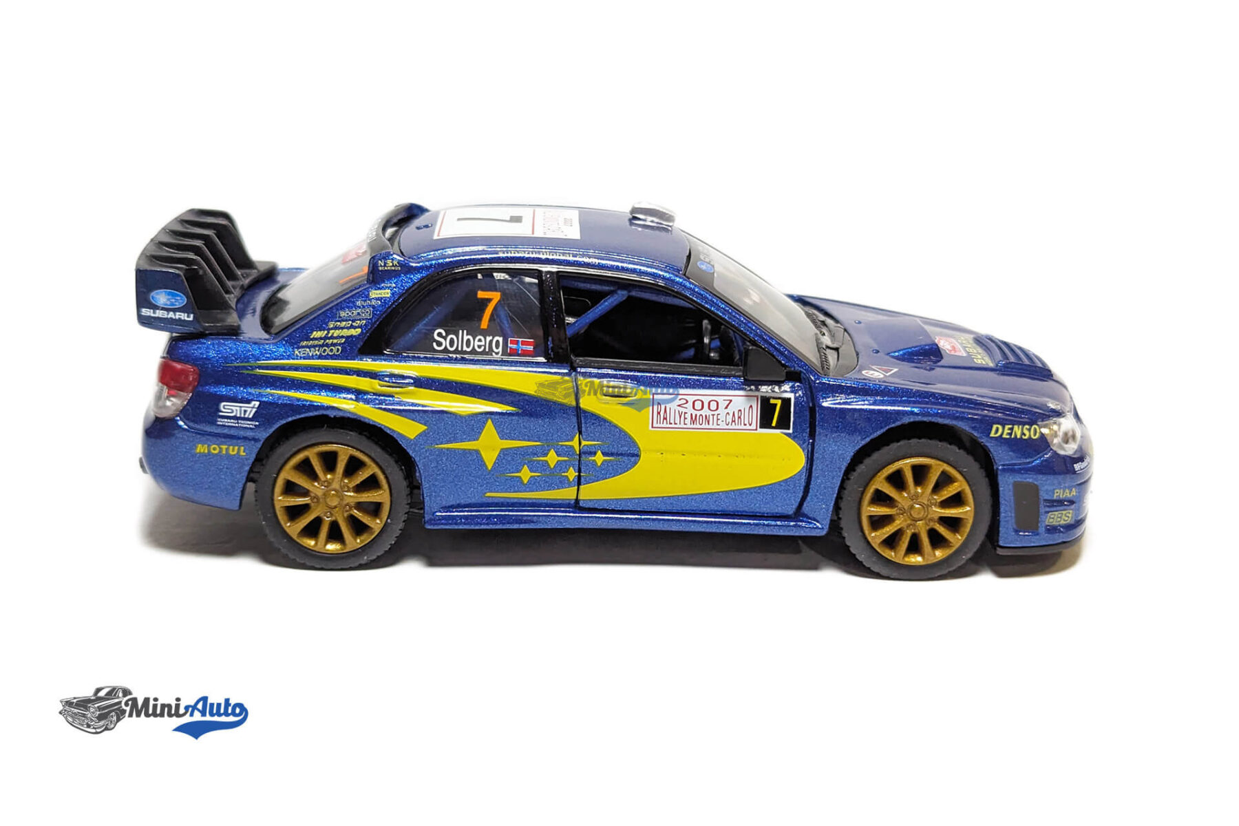 Subaru Impreza WRC #7 Solberg, Blue/Yellow - Image 11