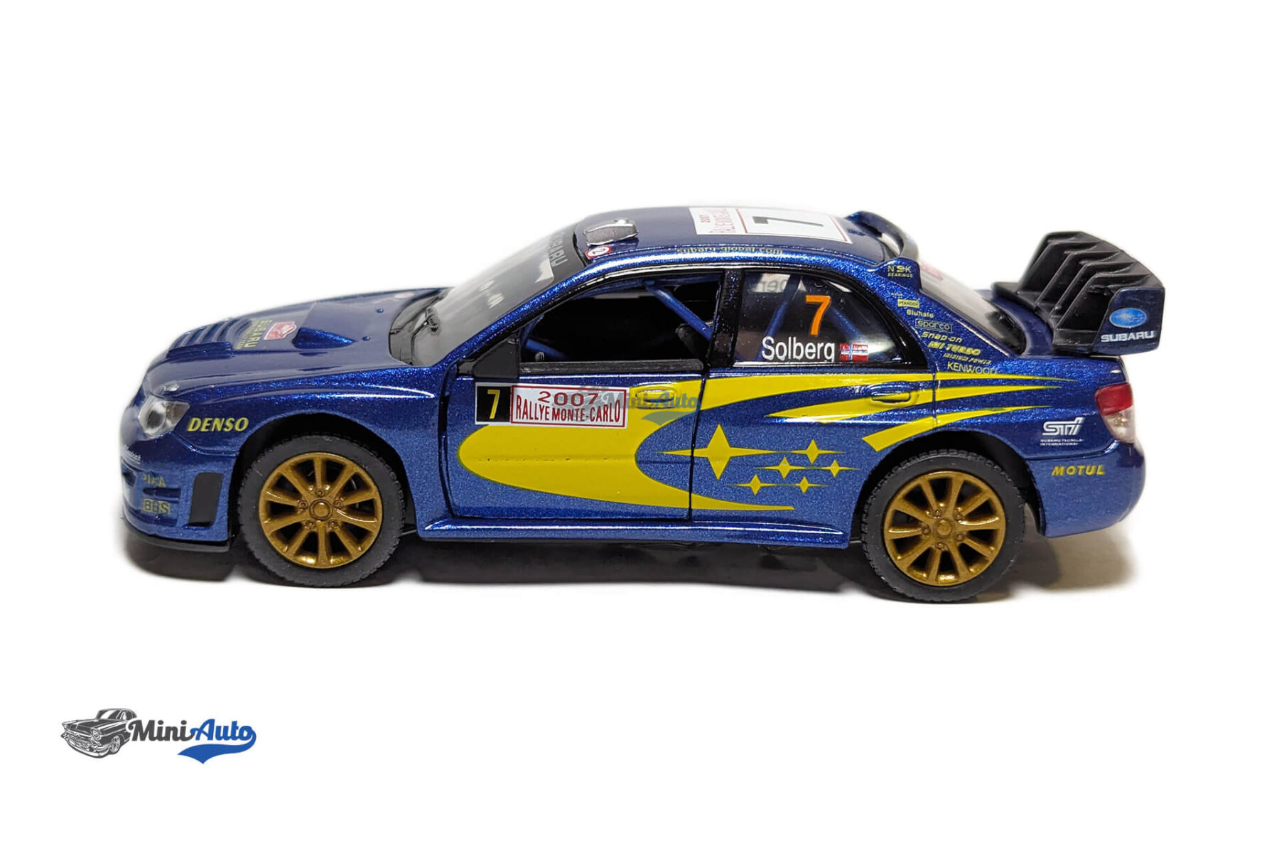 Subaru Impreza WRC #7 Solberg, Blue/Yellow - Image 10